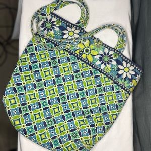 Vera Bradley shoulder bag - green and blue